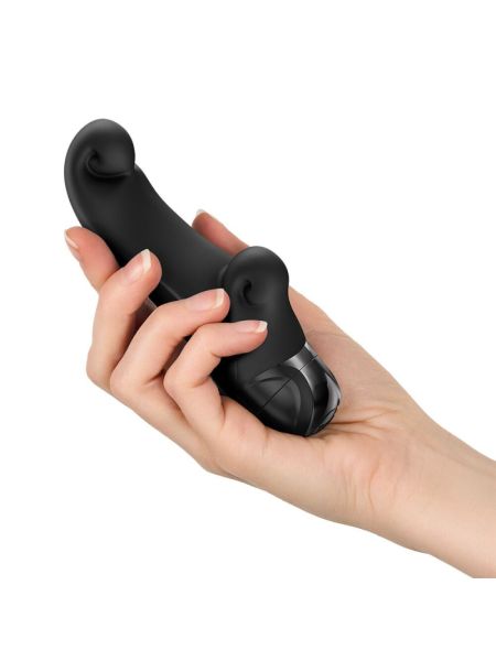 Вібратор-кролик Fun Factory OCEAN Black, для клітора та точки G, 6 режимів, на батарейках