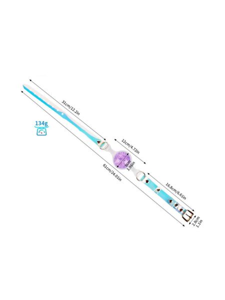 Кляп Liebe Seele Crystal Ball Gag - Purple (Large Ball)