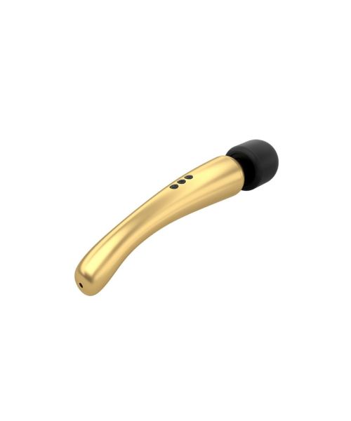 Потужний вібромасажер Dorcel Megawand Gold який перезаряджається, 160 режимів