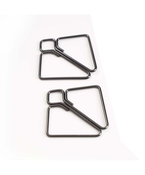 Затискачі для сосків з важкою підвіскою LOCKINK Nipple Clamps with Heavy Pendant, сріблясті