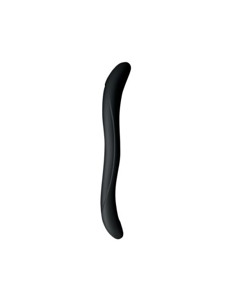 Подвійний фалоімітатор Wooomy Twoooney Semirealistic Double Dong Black, діаметр 3 та 3,8 см