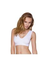 Спортивний топ з еластичної бавовни Passion PS005 TOP M, white
