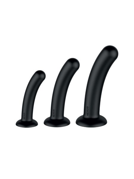 Набір дилдо Nexus Dilating Set (17 см, 15 см, 12,5 см)