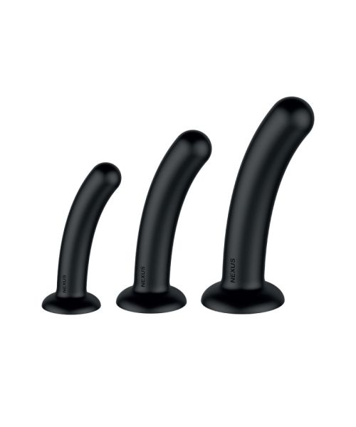 Набір дилдо Nexus Dilating Set (17 см, 15 см, 12,5 см)