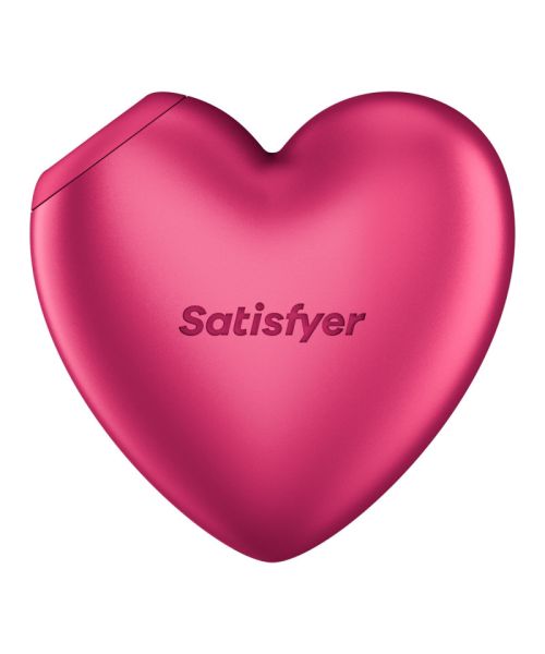 Вакуумний стимулятор-серце з вібрацією Satisfyer Cutie Heart Battery Series
