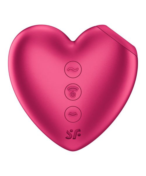 Вакуумний стимулятор-серце з вібрацією Satisfyer Cutie Heart Battery Series