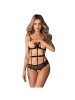 Боді Obsessive Euridia crotchless teddy M/L