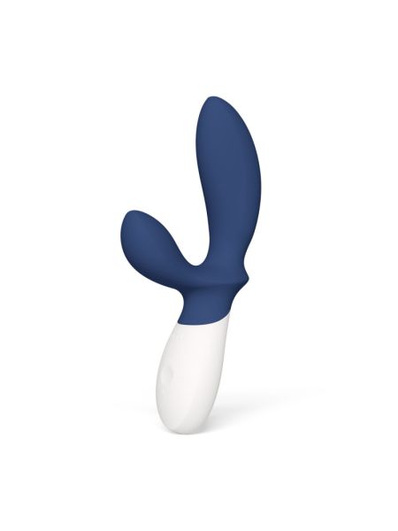 Масажер простати LELO Loki Wave 2 Base Blue, 2 мотори, манливий рух + вібрація