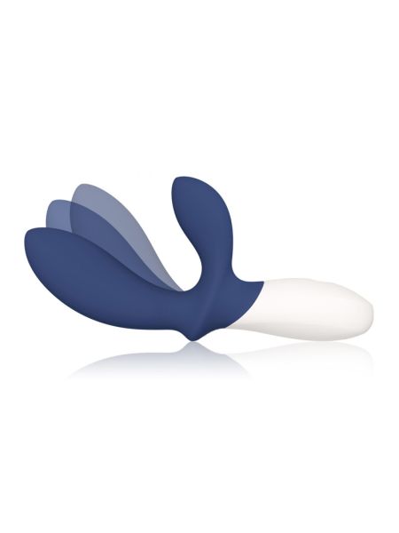 Масажер простати LELO Loki Wave 2 Base Blue, 2 мотори, манливий рух + вібрація