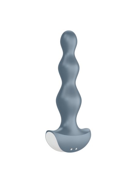 Анальний стимулятор-намистини з двома моторами Satisfyer Lolli-Plug 2 ice blue