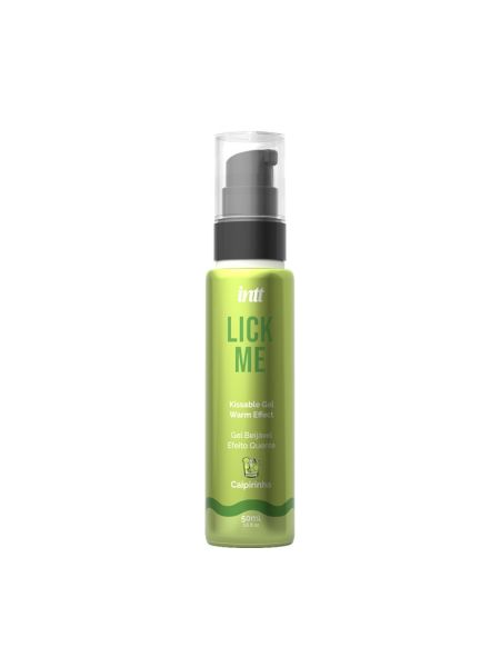 Гель для оральних ласк із зігрівальним ефектом INTT Lick Me Kissable Gel Caipirinha 50 мл, без цукру