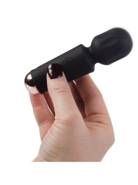 Вібромасажер Rocks Off Mini Wand Black Tulip, 16 режимів