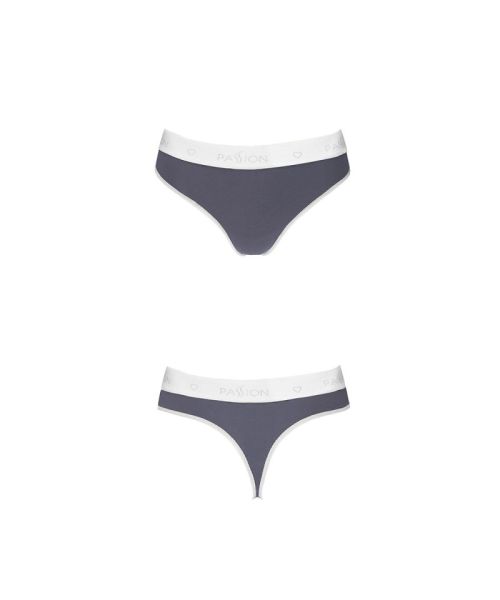 Спортивні трусики-стрінги Passion PS007 PANTIES M, dark grey