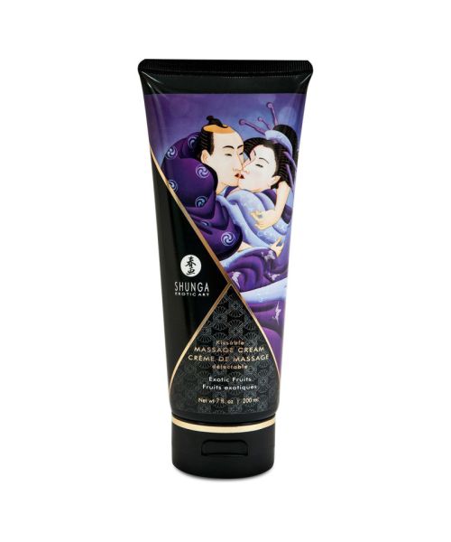 Їстівний масажний крем Shunga Kissable Massage Cream – Exotic Fruits (200 мл)