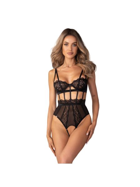 Боді Obsessive Hersis crotchless teddy L/XL