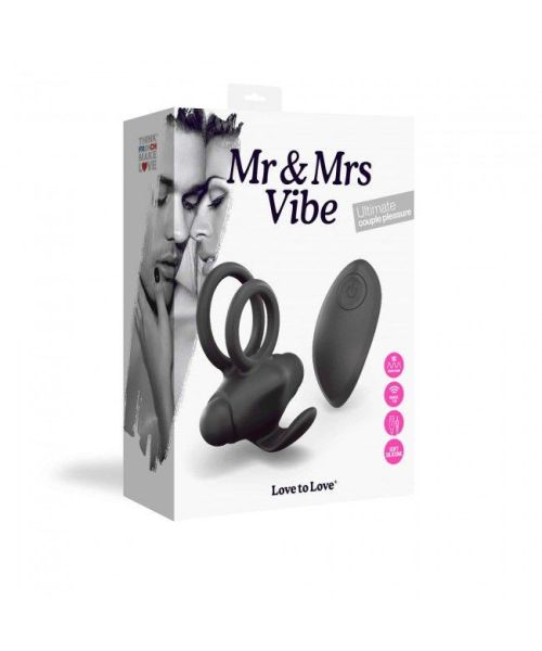 Ерекційне віброкільце Love To Love Mr & Mrs VIBE з пультом ДК