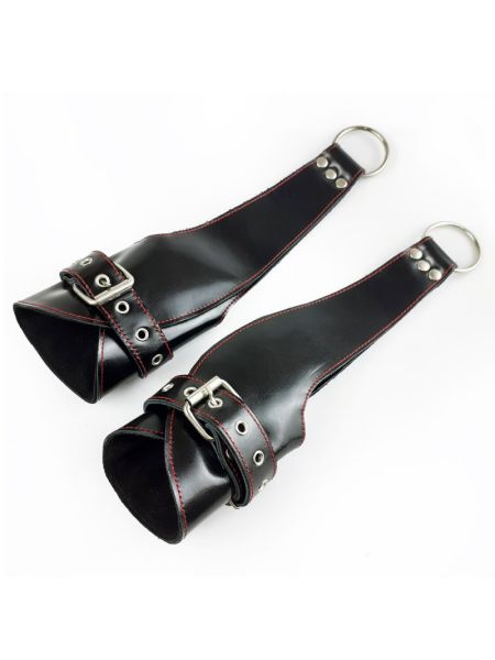 Поручі для підвісу Art of Sex – Fetish Hand Cuffs For Suspension, натуральна шкіра