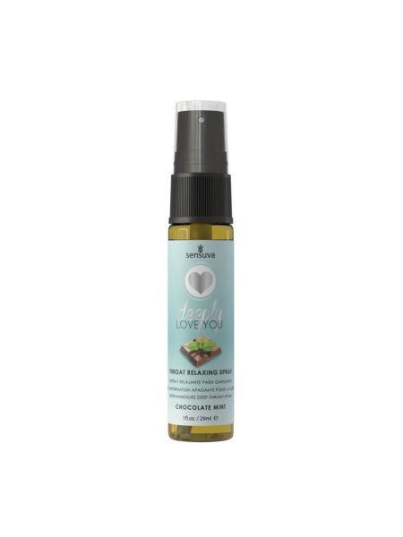 Спрей для мінету Sensuva Deeply Love You Chocolate Mint (29 мл), для глибокого мінету