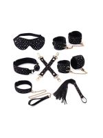 Набір Liebe Seele Stary Nights 7pcs Bondage Kit, фіксатори, нашийник з повідцем, кляп, флогер, маска