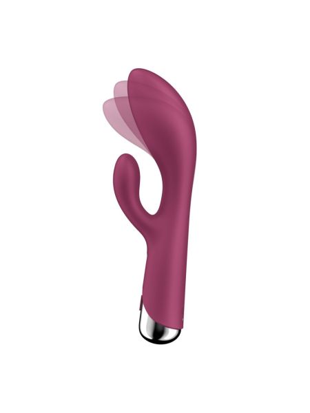 Вібратор-кролик з ротацією Satisfyer Spinning Rabbit 1 Red, 3 мотори