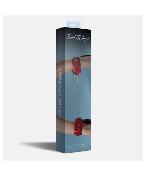Поножи Feral Feelings - Ankle Restraints Red