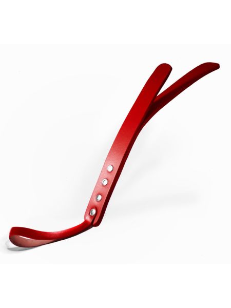 Падл двошаровий Feral Feelings Leather Mini Paddle Red, натуральна шкіра