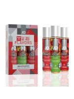 Набір JO Tri-Me Triple Pack — Flavors (3×30 мл) три різні смаки оральних змазок