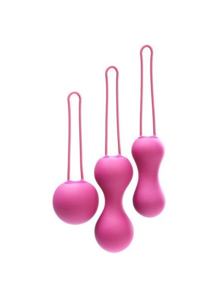 Набір вагінальних кульок Je Joue - Ami Fuchsia, діаметр 3,8-3,3-2,7см, вага 54-71-100гр  + подарунок косметичка