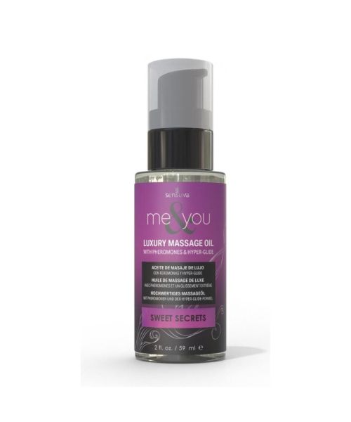 Масажна олія Sensuva Me&You - Sweet Secrets (Pomegranate, Fig, Coconut & Plumeria) 59 мл