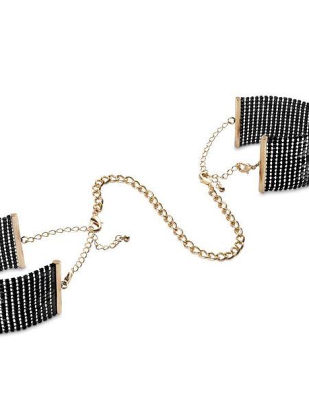 Наручники Bijoux Indiscrets Desir Metallique Handcuffs - Black, металеві, стильні браслети