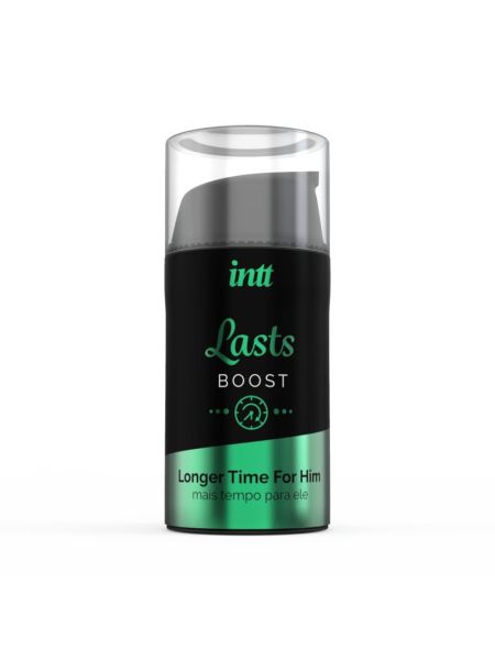 Пролонгатор для чоловіків Intt Lasts (15 мл) з екстрактом гвоздики та м'яти