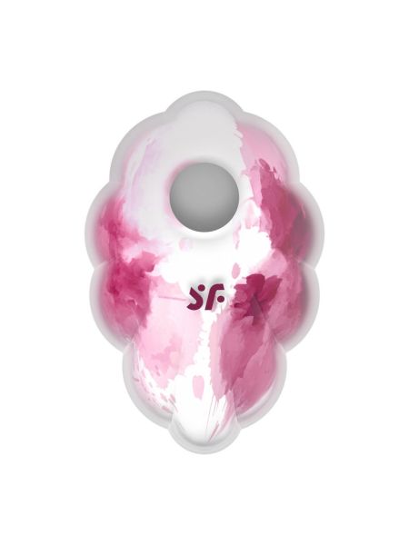 Вакуумний стимулятор з вібрацією Satisfyer Cloud Dancer Red