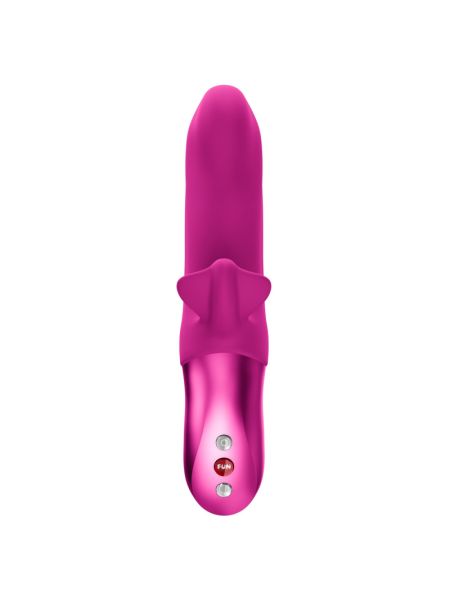 Пульсатор з вібрацією кліторального відростка Fun Factory BI STRONIC FUSION Magenta, 2 мотори