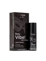 Рідкий вібратор Orgie Sexy Vibe! High Voltage, 15 мл, ефект мурашок + дуже потужна вібрація