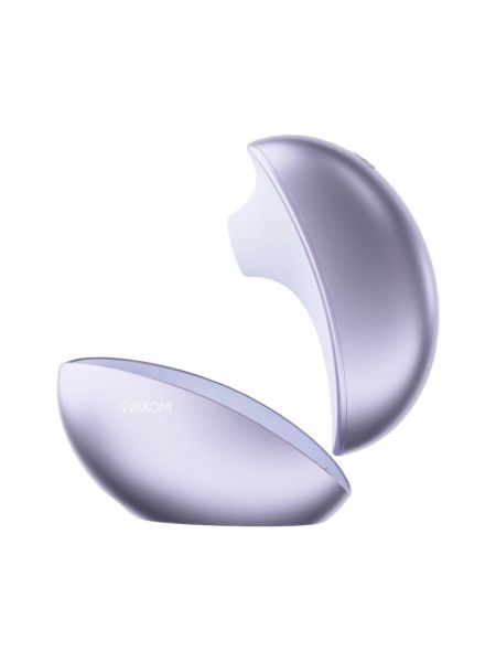 Вакуумний кліторальний смарт-стимулятор Svakom Pulse Galaxie Metal Lilac, проєктор зоряного неба
