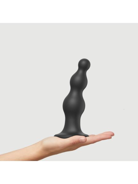 Насадка для страпона Strap-On-Me Dildo Plug Beads Black XL