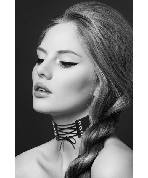 Чокер зі шнурівкою Bijoux Pour Toi - LACET, екошкіра