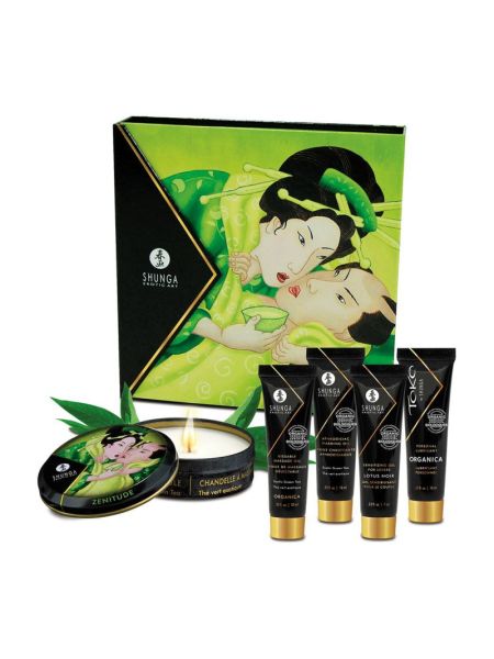 Подарунковий набір Shunga GEISHAS SECRETS ORGANICA – Exotic Green Tea: для шикарної ночі вдвох