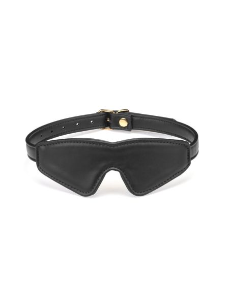 Маска на очі Liebe Seele Black Organosilicon Blindfold, екошкіра