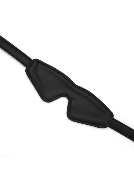Маска на очі Liebe Seele Black Organosilicon Blindfold, екошкіра