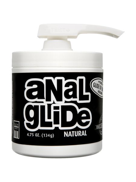 Анальна змазка на олійній основі Doc Johnson Anal Glide Natural (127 г) тривале ковзання