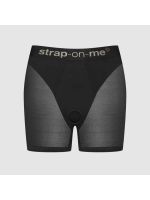 Шорти з фіксацією ділдо Strap-On-Me Harness Lingerie Halo - S - Black