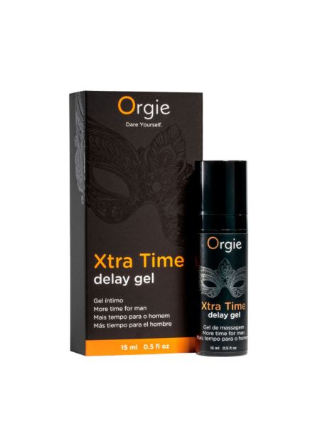 Гель-пролонгатор Orgie Xtra Time Delay Gel, 15 мл, на водній основі, без анестетиків