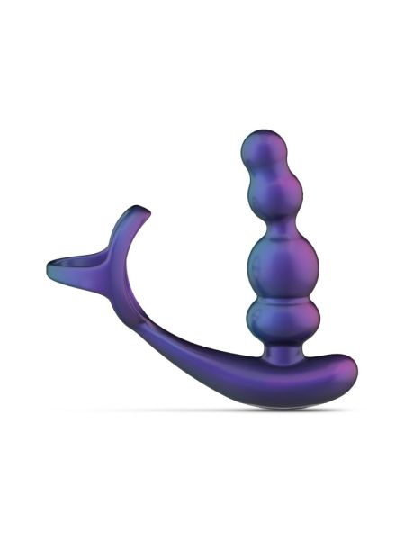 Анальний вібратор з ерекційним кільцем Hueman - Stellar Force Anal Beads with Cockring