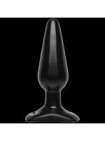 Анальна пробка Doc Johnson Smooth Classic Medium - Black, макс. діаметр 4,2 см