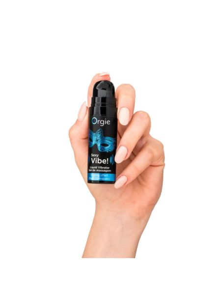 Рідкий вібратор Orgie Sexy Vibe! Liquid Vibrator, 15 мл, з ефектом мурашок