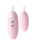 Вакуумний стимулятор з віброяйцем 2-в-1 KISSTOY Miss VV Pink