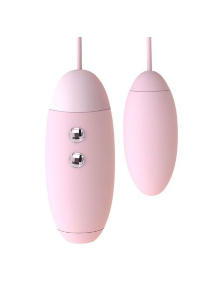 Вакуумний стимулятор з віброяйцем 2-в-1 KISSTOY Miss VV Pink