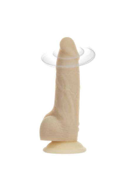 Фалоімітатор з вібрацією та ротацією Naked ADDICTION Chris 7″ Rotating & Vibrating Dong, пульт ДК
