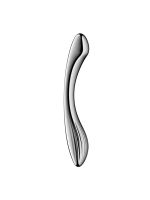 Металевий дилдо Satisfyer Pure Gravity 1, двосторонній, можна нагрівати й охолоджувати, 939 г